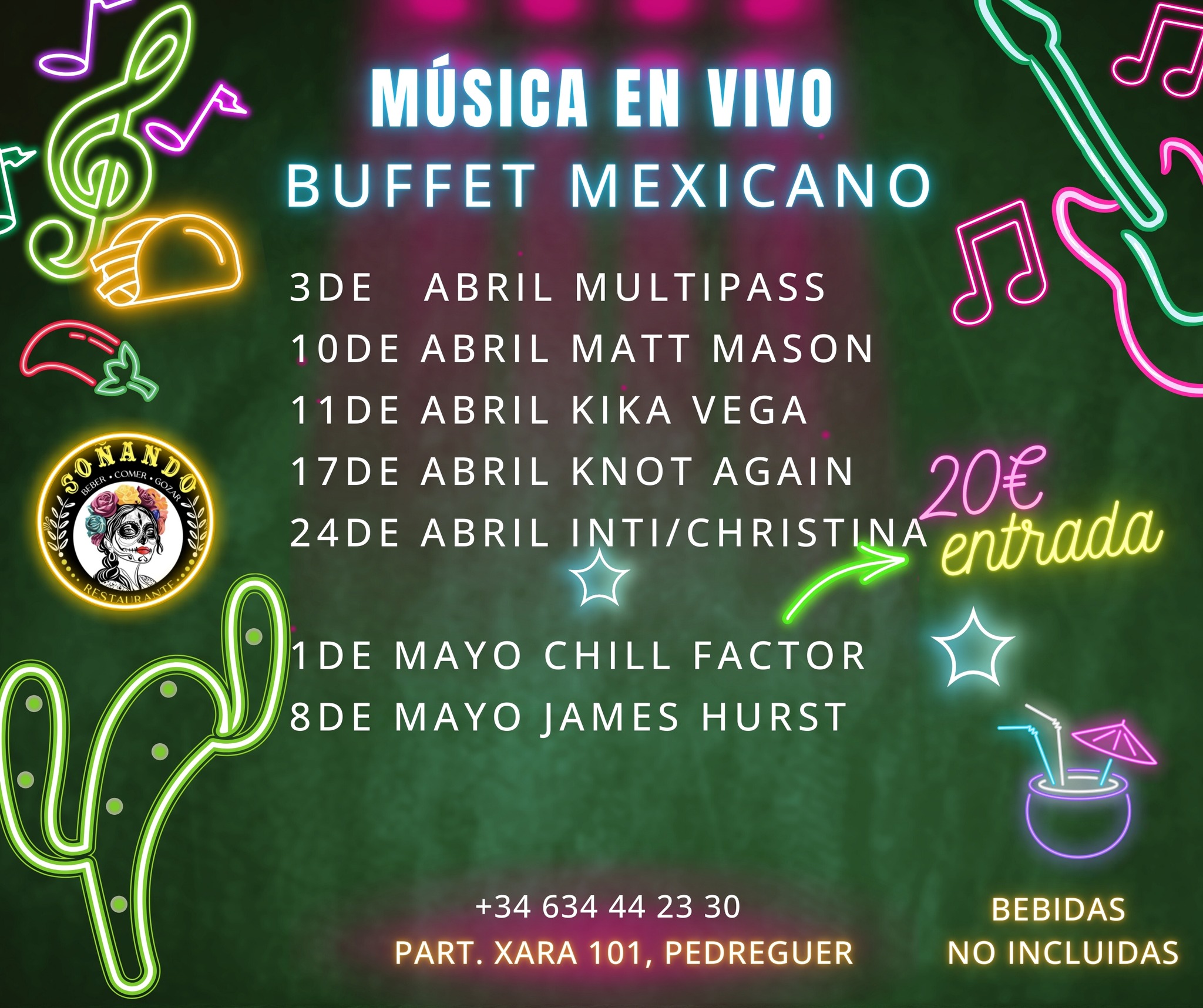 April Live Music Events
