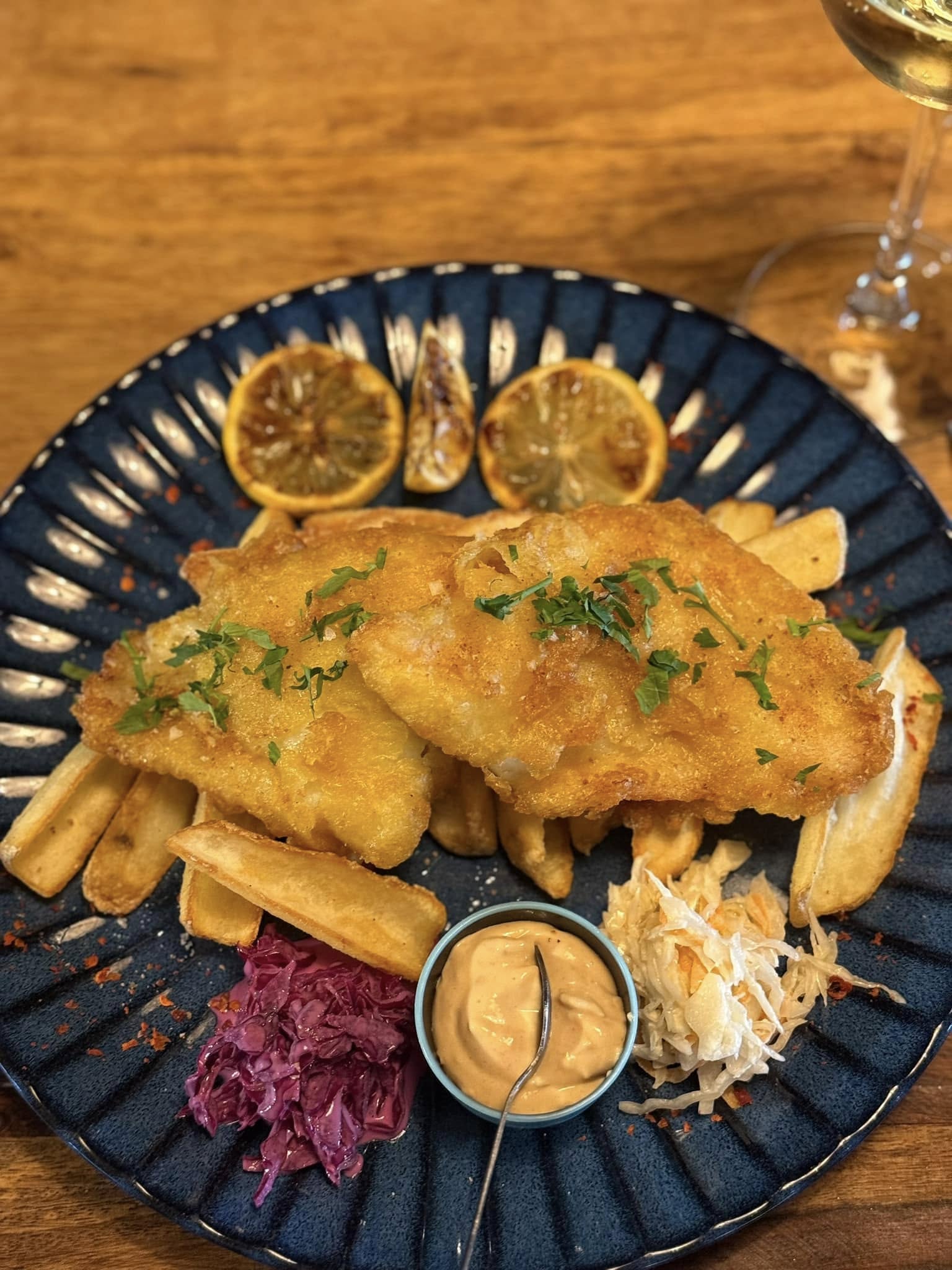 Buttermilk chicken and chips