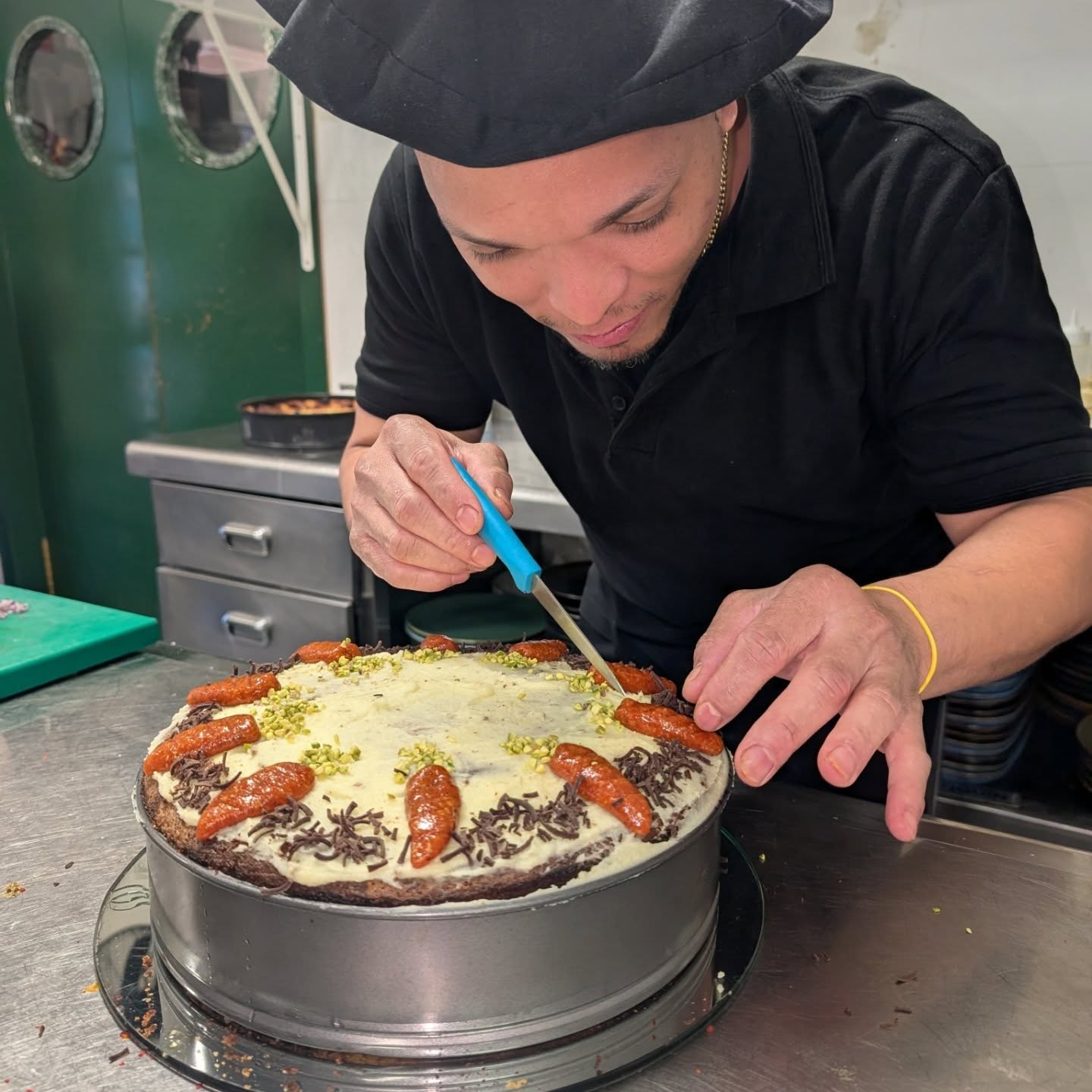 Chef preparing dishes in the kitchen