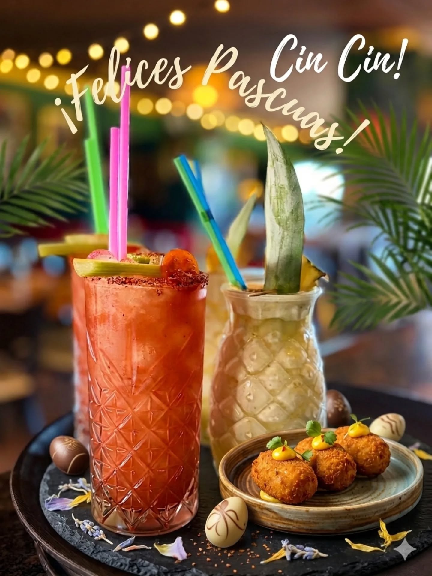 Craft cocktails selection